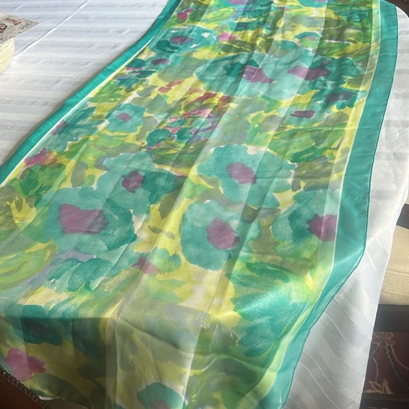 Chiffon Rectangle Scarf - Picture 2 of 4